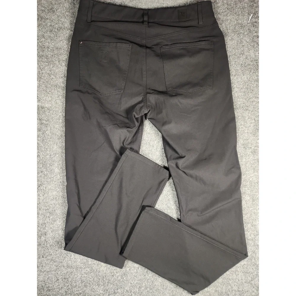 Vuori Meta Pants Mens 30 Charcoal Black V430 Technical Performance Chino 30x32